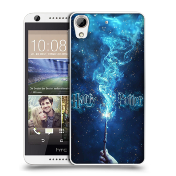 Силиконовый чехол на HTC Desire 626 с принтом Harry Potter Гарри Поттер