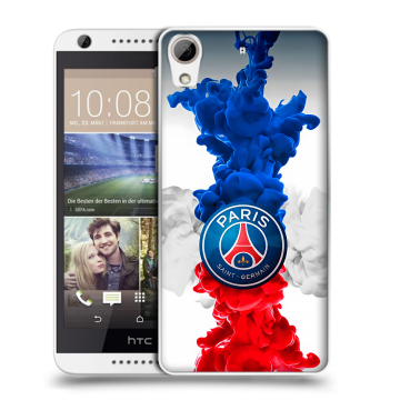 Силиконовый чехол на HTC Desire 626 с принтом PSG ПСЖ