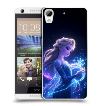 Силиконовый чехол на HTC Desire 626 с принтом Холодное сердце Frozen