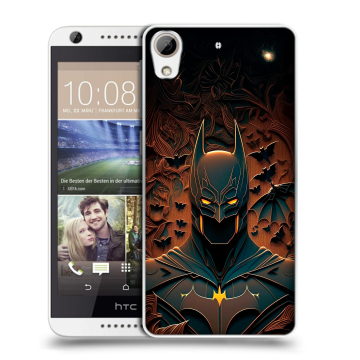Силиконовый чехол на HTC Desire 626 с принтом Batman Бэтмен