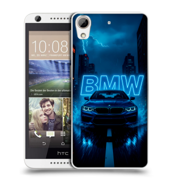 Силиконовый чехол на HTC Desire 626 с принтом BMW БМВ