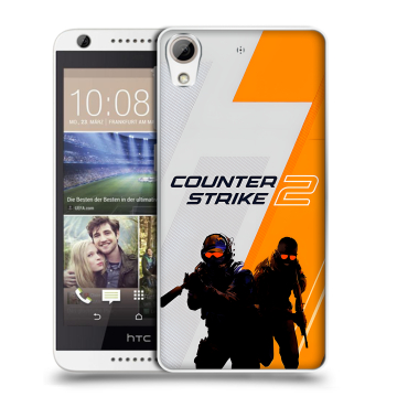 Силиконовый чехол на HTC Desire 626 с принтом Counter Strike