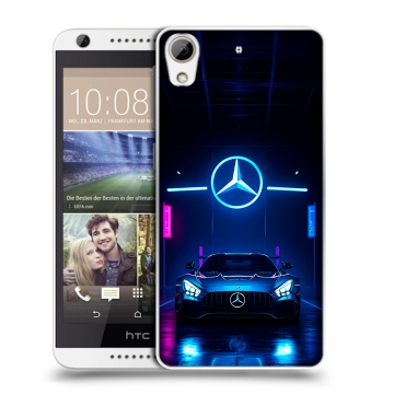 Силиконовый чехол на HTC Desire 626 с принтом Mercedes Мерседес