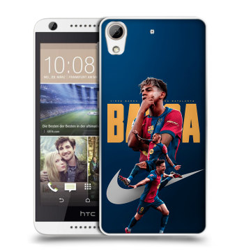 Силиконовый чехол на HTC Desire 626 с принтом Барселона Barca Yamal 