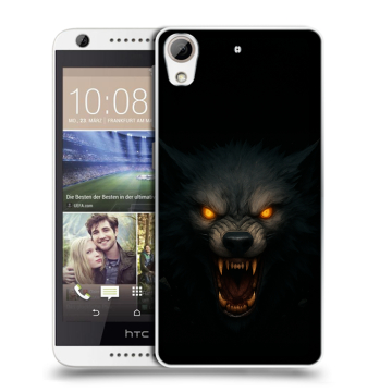 Силиконовый чехол на HTC Desire 626 с принтом Волк