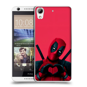 Силиконовый чехол на HTC Desire 626 с принтом Дедпул Deadpool Силиконовый чехол на HTC Desire 626 с принтом Дедпул Deadpool