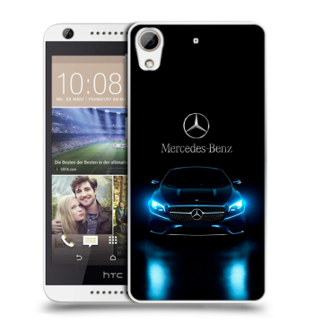 Силиконовый чехол на HTC Desire 626 с принтом Mercedes Мерседес