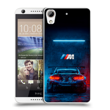 Силиконовый чехол на HTC Desire 626 с принтом BMW БМВ