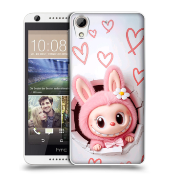 Силиконовый чехол на HTC Desire 626 с принтом Labubu Лабубу
