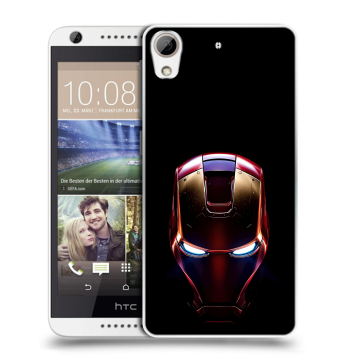 Силиконовый чехол на HTC Desire 626 с принтом IronMan Железный человек