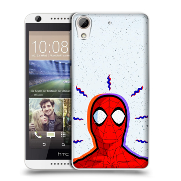 Силиконовый чехол на HTC Desire 626 с принтом Spiderman Человек паук