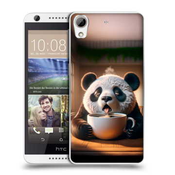 Силиконовый чехол на HTC Desire 626 с принтом смешная панда Силиконовый чехол на HTC Desire 626 с принтом смешная панда
