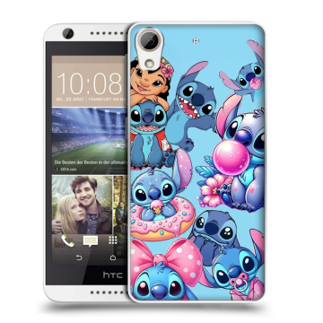 Силиконовый чехол на HTC Desire 626 с принтом Лило и Стич