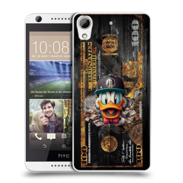 Силиконовый чехол на HTC Desire 626 с принтом Дональд Дак Доллар