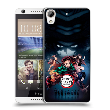 Силиконовый чехол на HTC Desire 626 с принтом Demon Slayer Клинок рассекающий демонов Силиконовый чехол на HTC Desire 626 с принтом Demon Slayer Клинок рассекающий демонов