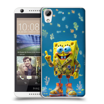 Силиконовый чехол на HTC Desire 626 с принтом Спанч боб Спанчбоб Силиконовый чехол на HTC Desire 626 с принтом Спанч боб Спанчбоб