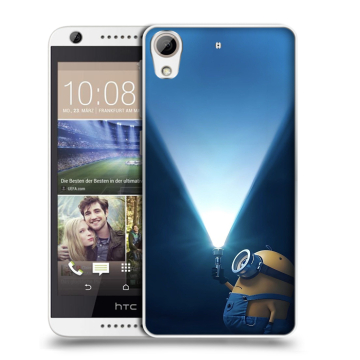 Силиконовый чехол на HTC Desire 626 с принтом Миньоны
