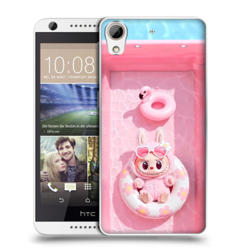 Силиконовый чехол на HTC Desire 626 с принтом Labubu Лабубу