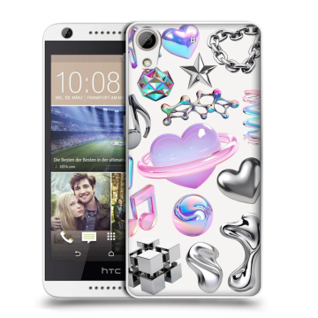 Силиконовый чехол на HTC Desire 626 с принтом Y2K Силиконовый чехол на HTC Desire 626 с принтом Y2K