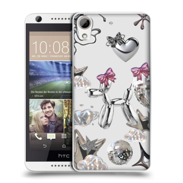 Силиконовый чехол на HTC Desire 626 с принтом Y2K