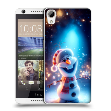 Силиконовый чехол на HTC Desire 626 с принтом Новый год