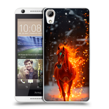 Силиконовый чехол на HTC Desire 626 с принтом Новый год Силиконовый чехол на HTC Desire 626 с принтом Новый год