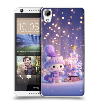Силиконовый чехол на HTC Desire 626 с принтом Новый год Силиконовый чехол на HTC Desire 626 с принтом Новый год
