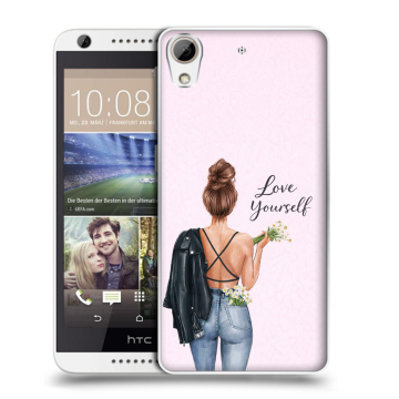 Силиконовый чехол на HTC Desire 626 с принтом женский Силиконовый чехол на HTC Desire 626 с принтом женский