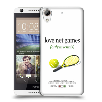 Силиконовый чехол на HTC Desire 626 с принтом для девочек
