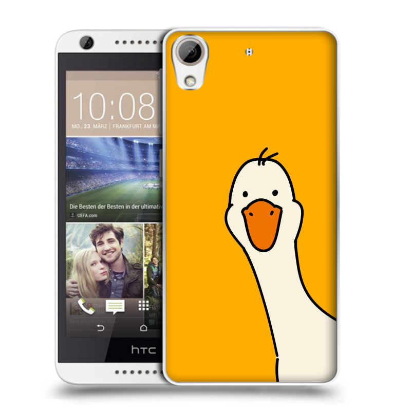 Силиконовый чехол на HTC Desire 626 с принтом Утка Силиконовый чехол на HTC Desire 626 с принтом Утка