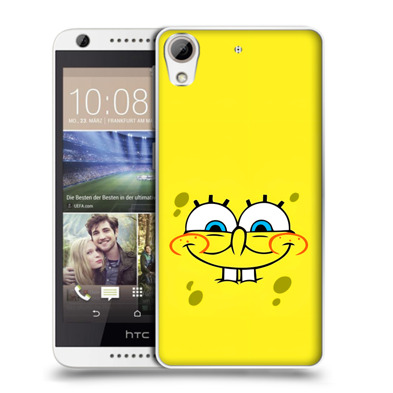 Силиконовый чехол на HTC Desire 626 с принтом спанчбоб спанч боб Силиконовый чехол на HTC Desire 626 с принтом спанчбоб спанч боб
