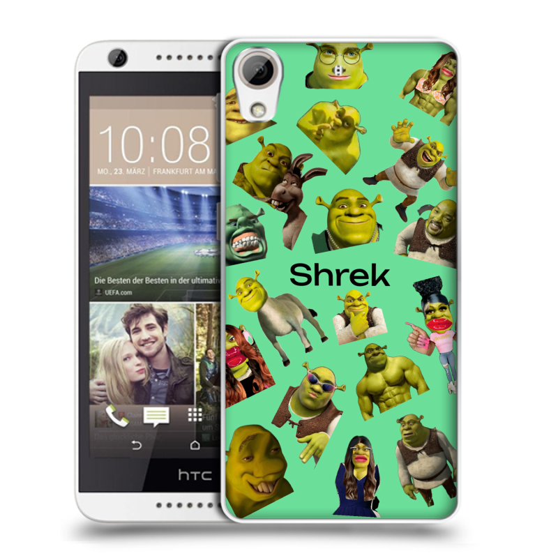 Силиконовый чехол на HTC Desire 626 с принтом Шрек Shrek Силиконовый чехол на HTC Desire 626 с принтом Шрек Shrek
