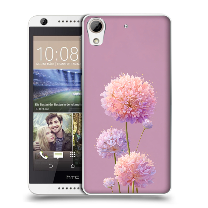 Силиконовый чехол на HTC Desire 626 с принтом Цветы Силиконовый чехол на HTC Desire 626 с принтом Цветы