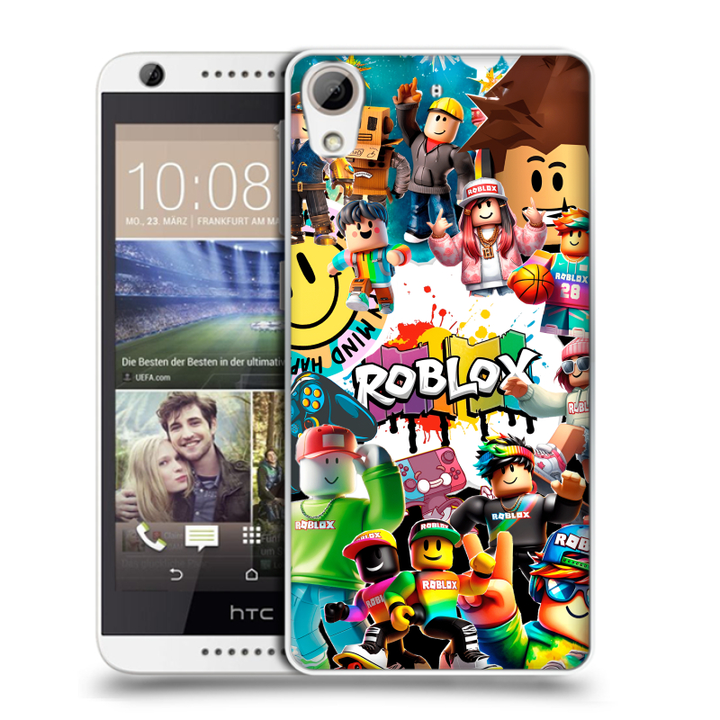 Силиконовый чехол на HTC Desire 626 с принтом Roblox Роблокс Силиконовый чехол на HTC Desire 626 с принтом Roblox Роблокс