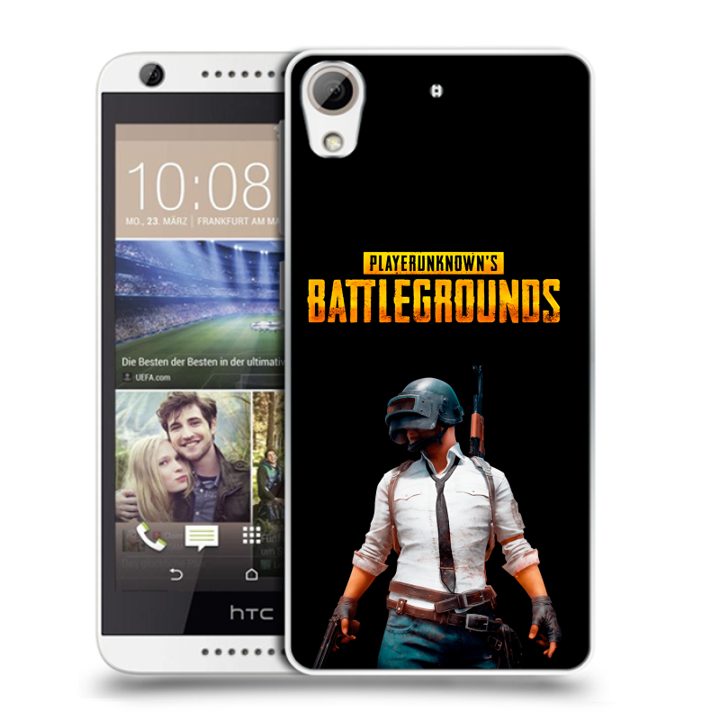 Силиконовый чехол на HTC Desire 626 с принтом PUGB ПАГБ Силиконовый чехол на HTC Desire 626 с принтом PUGB ПАГБ