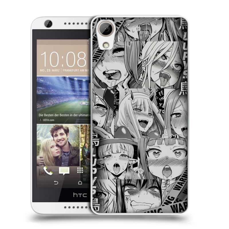 Силиконовый чехол на HTC Desire 626 с принтом Ahegao Ахегао Аниме Силиконовый чехол на HTC Desire 626 с принтом Ahegao Ахегао Аниме