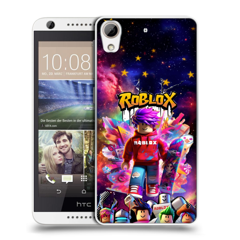 Силиконовый чехол на HTC Desire 626 с принтом Roblox Роблокс Силиконовый чехол на HTC Desire 626 с принтом Roblox Роблокс