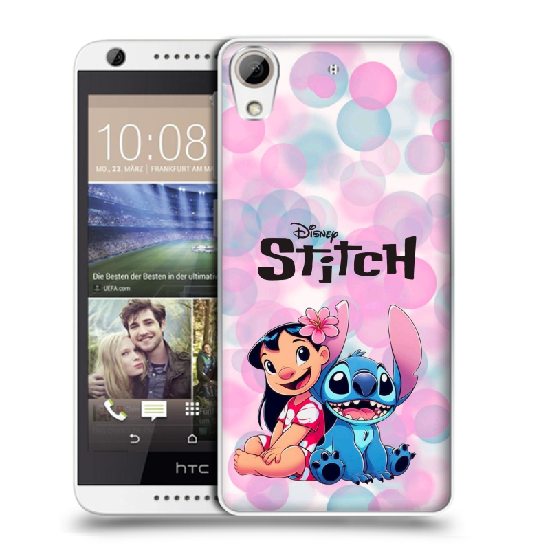 Силиконовый чехол на HTC Desire 626 с принтом Лило и Стич Силиконовый чехол на HTC Desire 626 с принтом Лило и Стич