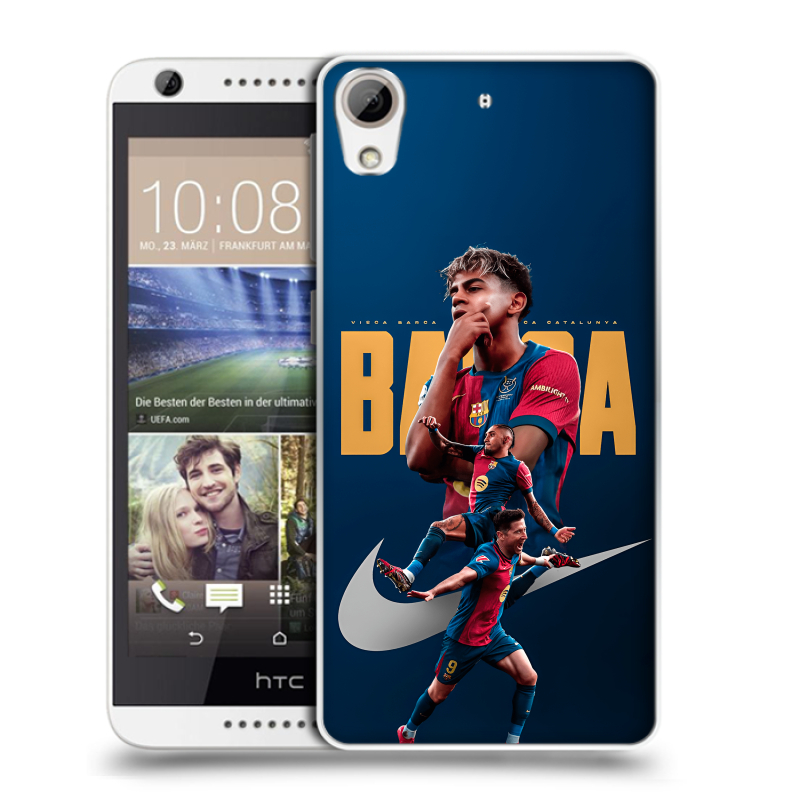 Силиконовый чехол на HTC Desire 626 с принтом Барселона Barca Yamal Силиконовый чехол на HTC Desire 626 с принтом Барселона Barca Yamal