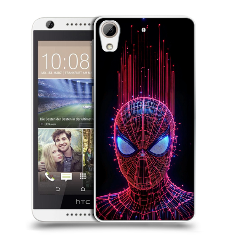 Силиконовый чехол на HTC Desire 626 с принтом Spiderman Человек паук Силиконовый чехол на HTC Desire 626 с принтом Spiderman Человек паук