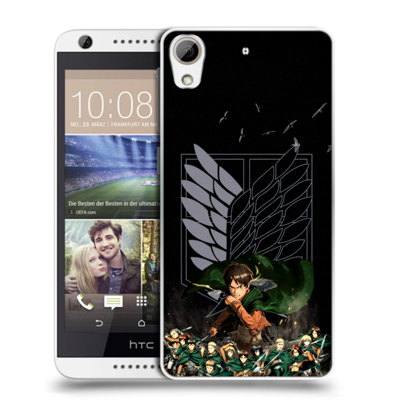 Силиконовый чехол на HTC Desire 626 с принтом Атака титанов Силиконовый чехол на HTC Desire 626 с принтом Атака титанов
