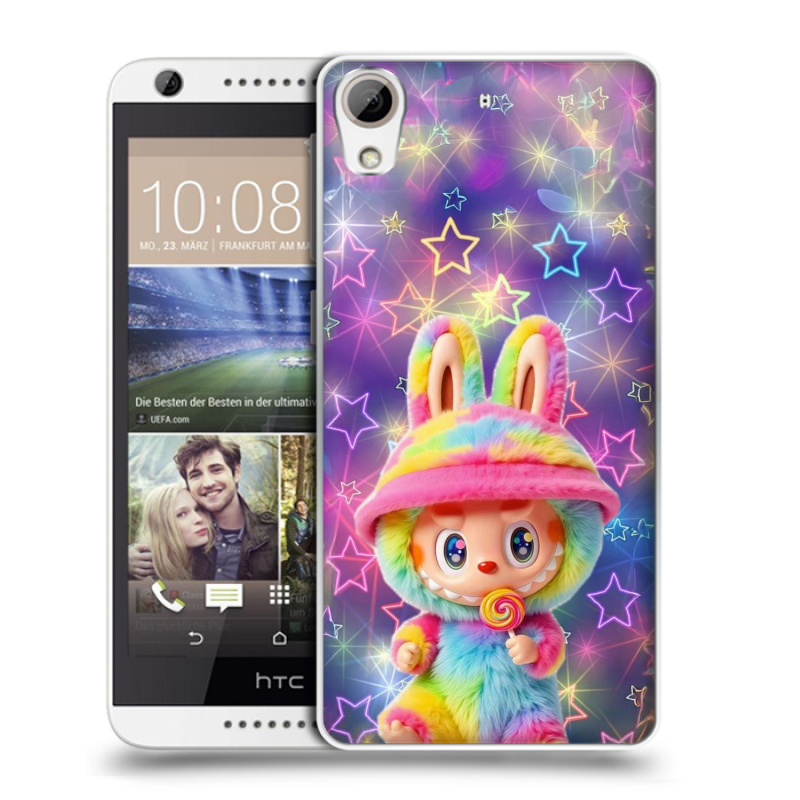 Силиконовый чехол на HTC Desire 626 с принтом Labubu Лабубу Силиконовый чехол на HTC Desire 626 с принтом Labubu Лабубу