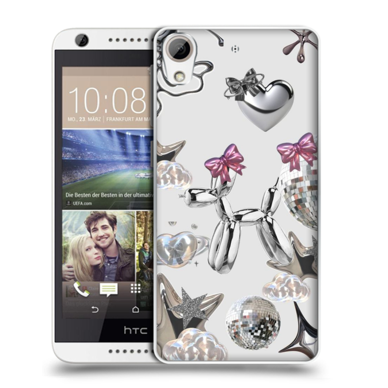 Силиконовый чехол на HTC Desire 626 с принтом Y2K Силиконовый чехол на HTC Desire 626 с принтом Y2K
