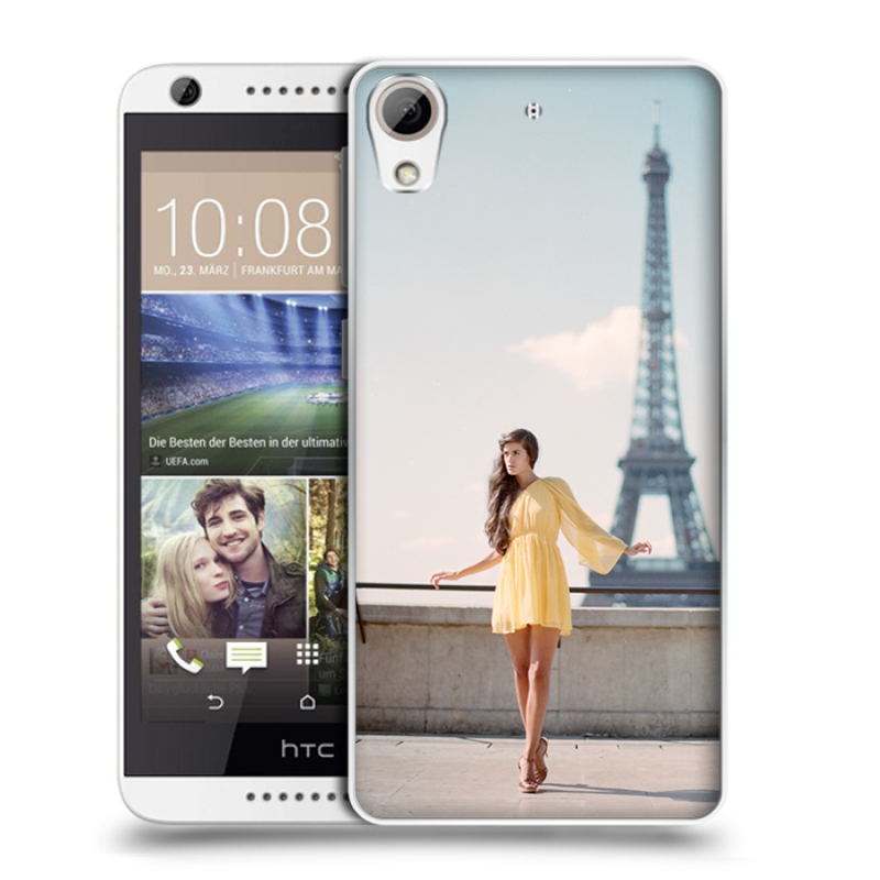 Силиконовый чехол на HTC Desire 626 с принтом Париж Силиконовый чехол на HTC Desire 626 с принтом Париж