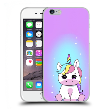 Пластиковый чехол на Iphone 6s с принтом Единорог