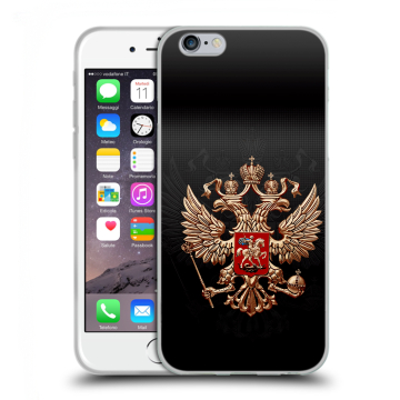 Пластиковый чехол на Iphone 6s с принтом Герб России
