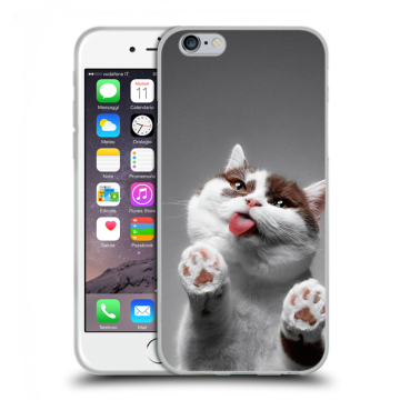 Пластиковый чехол на Iphone 6s с принтом Коты