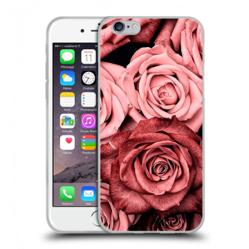 Пластиковый чехол на Iphone 6s с принтом Цветы розы