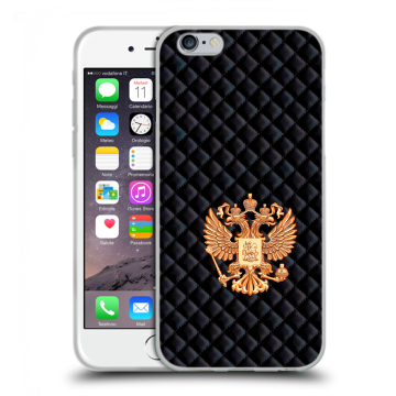 Пластиковый чехол на Iphone 6s с принтом Герб России принт Пластиковый чехол на Iphone 6s с принтом Герб России принт