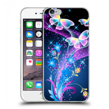 Пластиковый чехол на Iphone 6s с принтом Бабочки Пластиковый чехол на Iphone 6s с принтом Бабочки